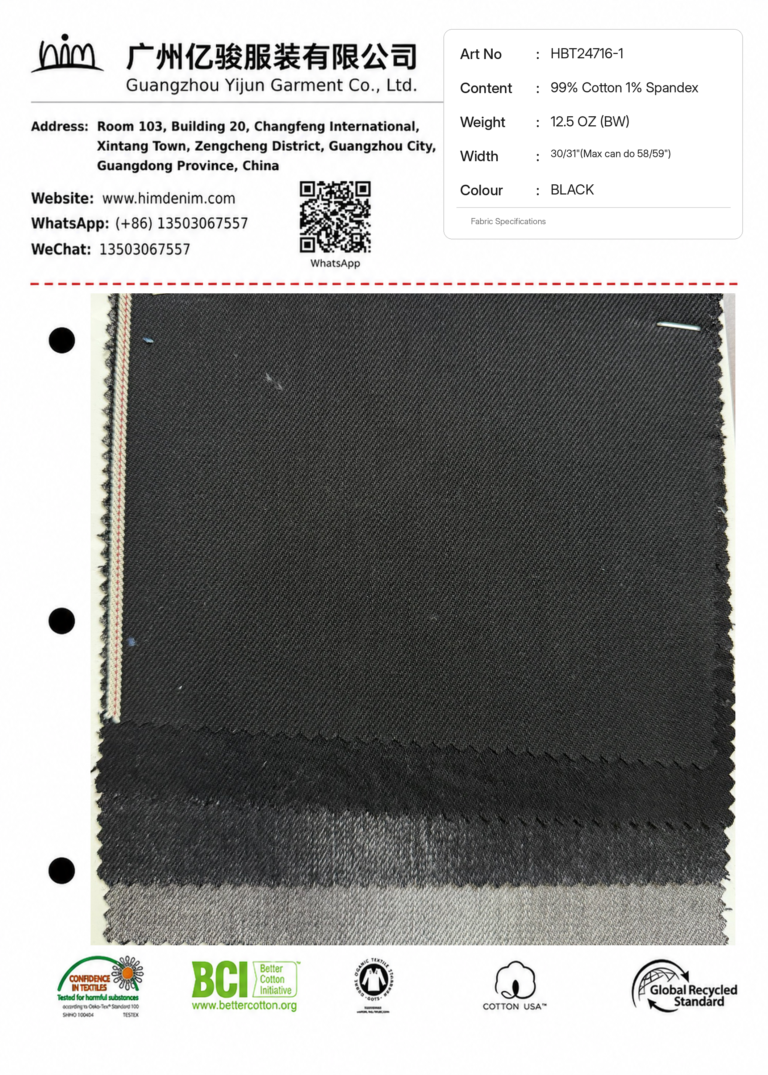 In-Stock Selvedge Denim 03 hbt24716 1 12.5oz black