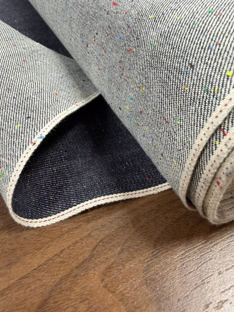 Custom selvedge fabric development sample