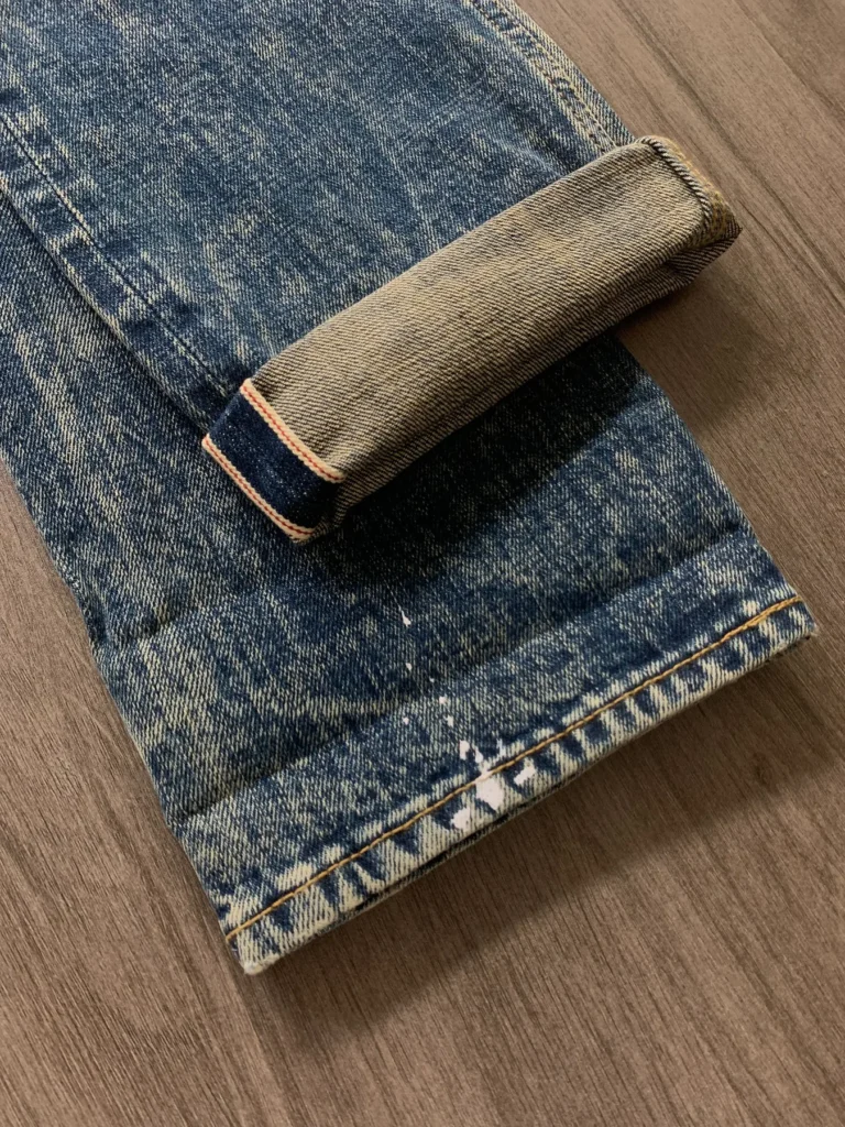 Custom Selvedge Denim Jeans & Jackets | Development References HBT7071-40 / 01 Vintage Splatter Selvedge