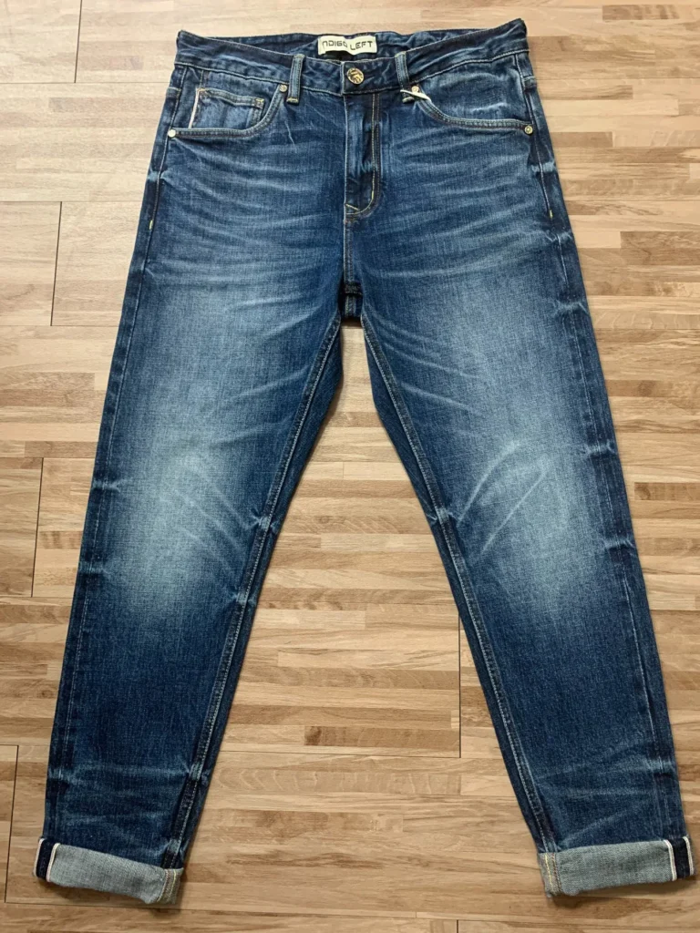 Custom Selvedge Denim Jeans & Jackets | Development References HBT7071-40 / 02 Faded Indigo Front