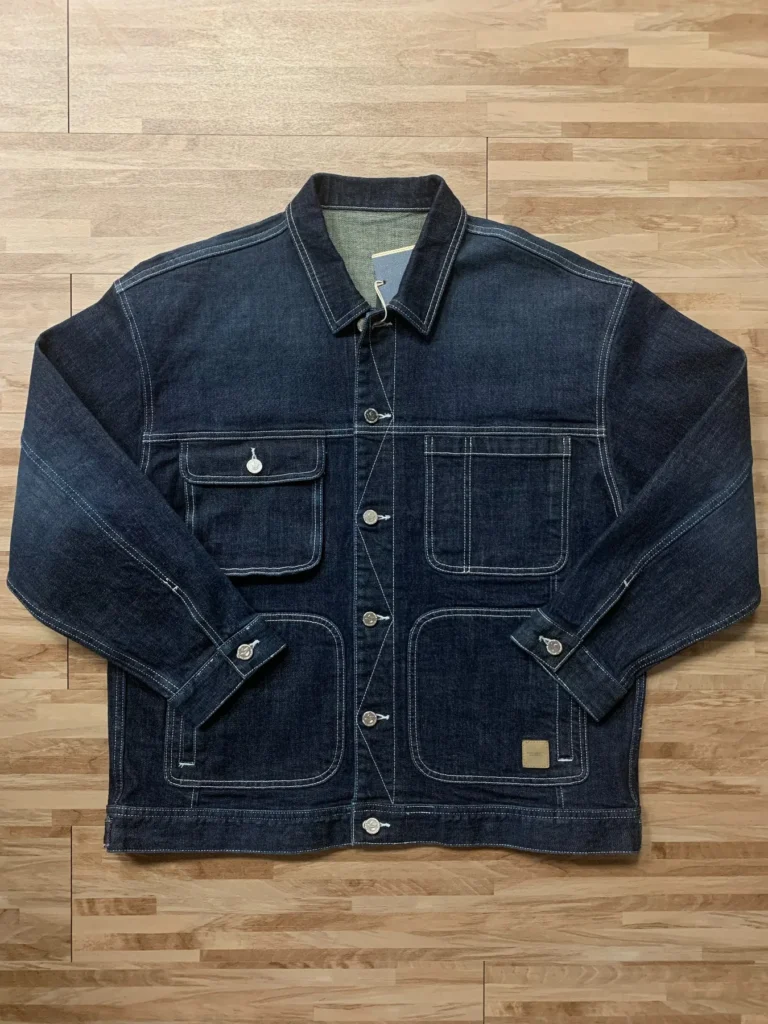 Custom Selvedge Denim Jeans & Jackets | Development References HBT7071-40 / 04 Denim Jacket Front