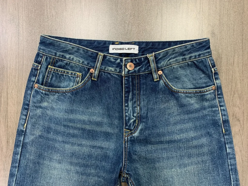 Custom Selvedge Denim Jeans & Jackets | Development References HB0205-C / 02 Clean Vintage Blue Detail