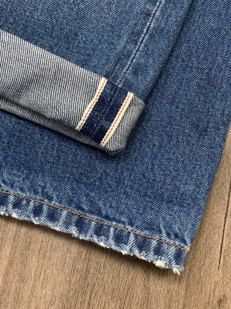 Custom Selvedge Denim Jeans & Jackets | Development References HB0205-C / 01 Distressed & Ripped Selvedge