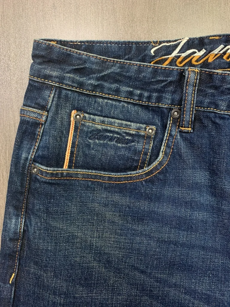 Custom Selvedge Denim Jeans & Jackets | Development References HB1524 / 01 Vintage Blue Detail