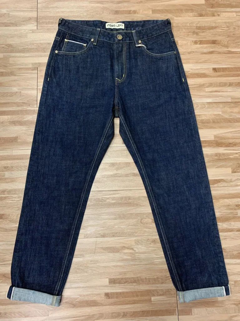 Custom Selvedge Denim Jeans & Jackets | Development References HB1524 / 04 Dark Indigo Front