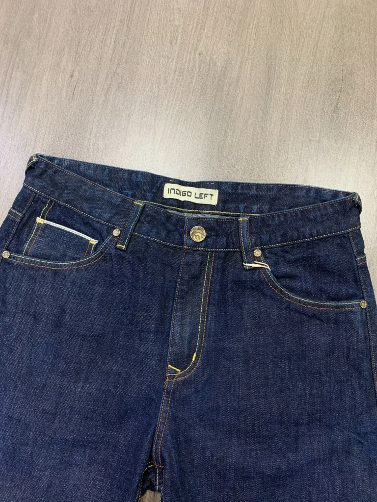 Custom Selvedge Denim Jeans & Jackets | Development References HB1524 / 04 Dark Indigo Detail