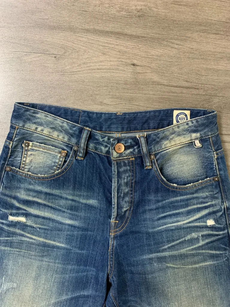 Custom Selvedge Denim Jeans & Jackets | Development References HB24905 / 04 Heritage Whisker Detail