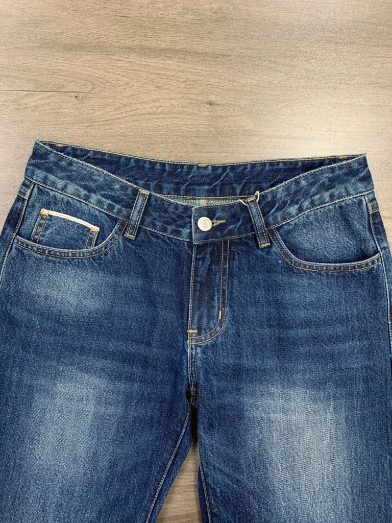 Custom Selvedge Denim Jeans & Jackets | Development References HB24905 / 01 Mid-blue Vintage Detail